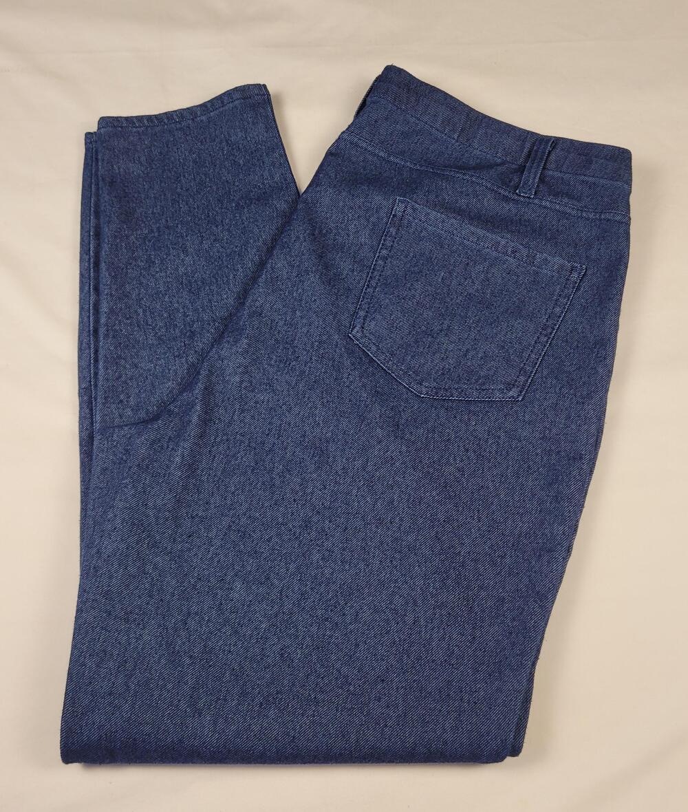 Faded Glory Jeans Womens 20 Plus Blue High Rise Jegging Stretch Elastic Waist